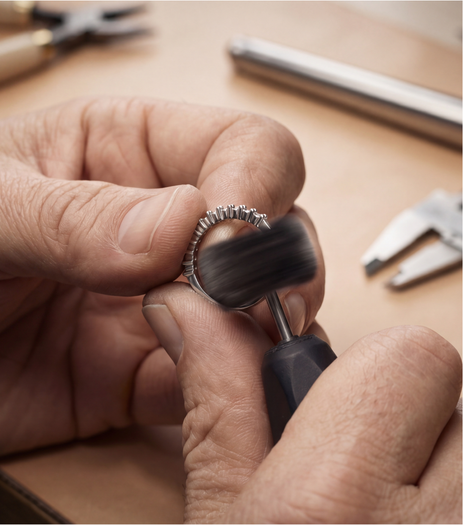 We believe beautiful jewelry shouldn't come at the cost of the planet or the people on it.