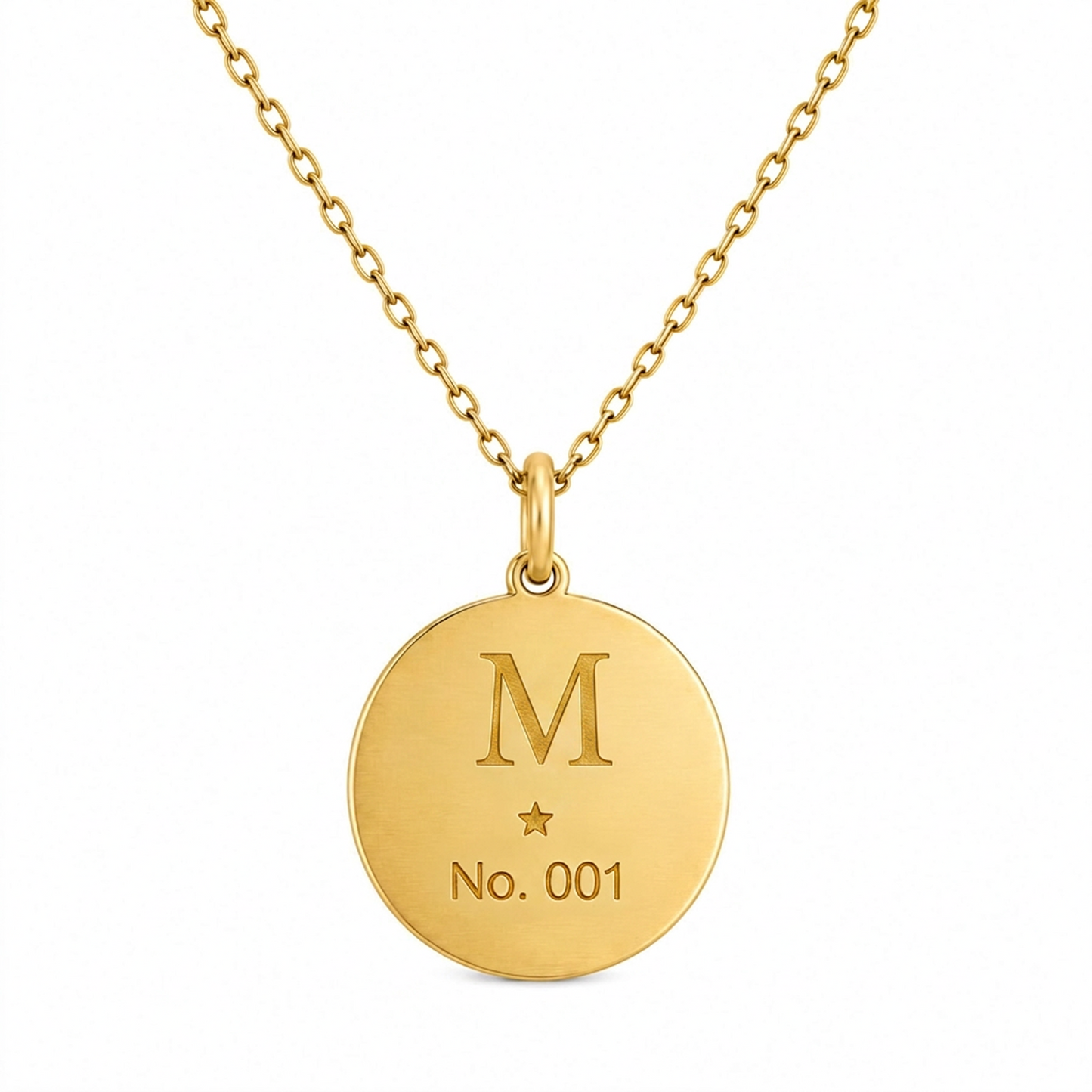 America 250 Personalized 14K Gold Pendant