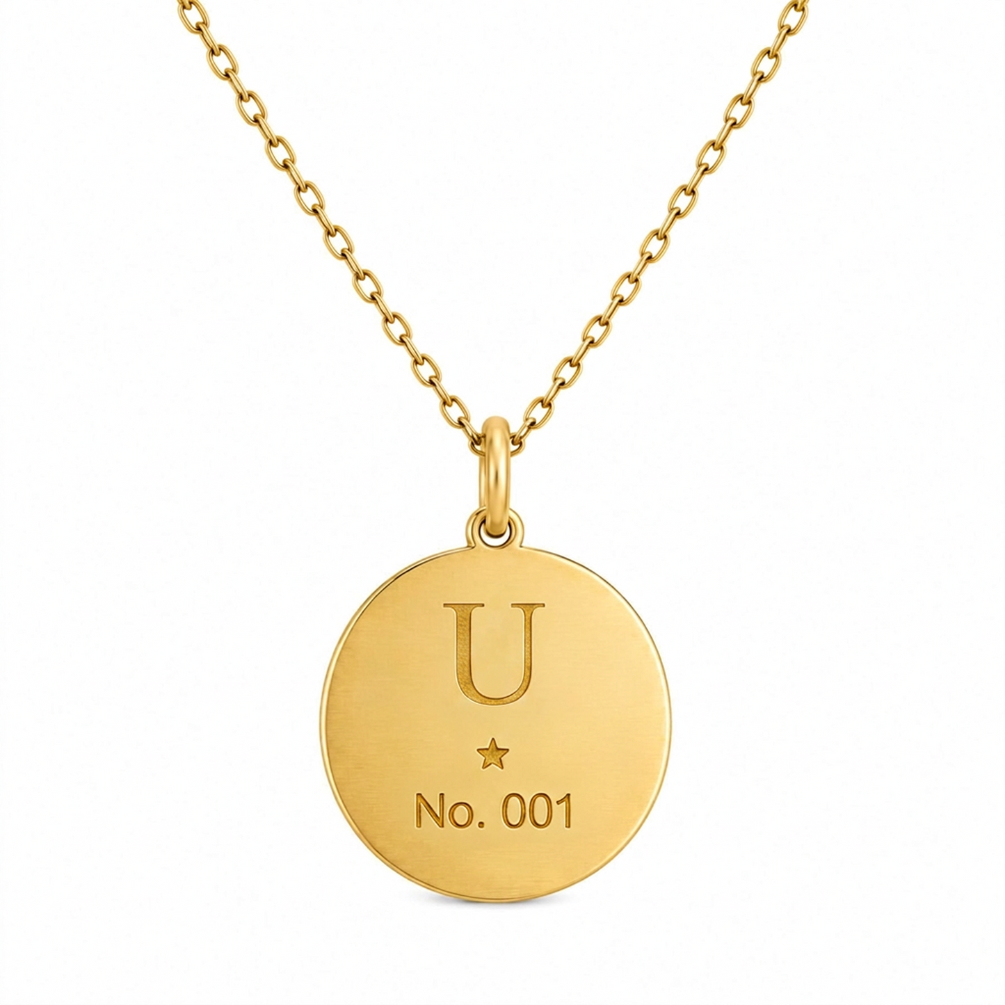 America 250 Personalized 14K Gold Pendant