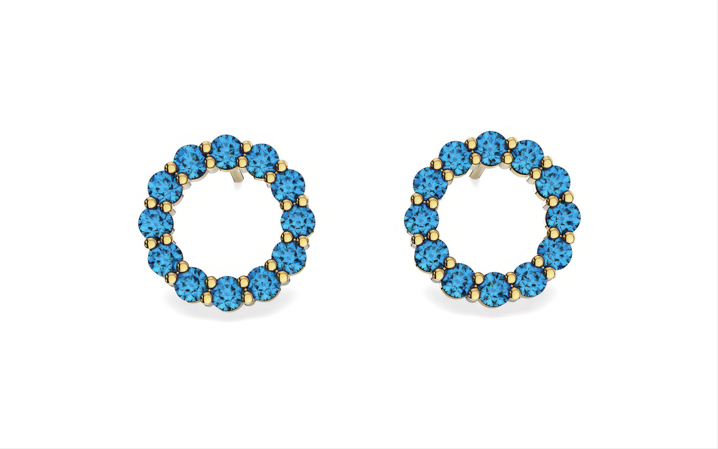 Aleksandra Sapphire Birthstone Earrings
