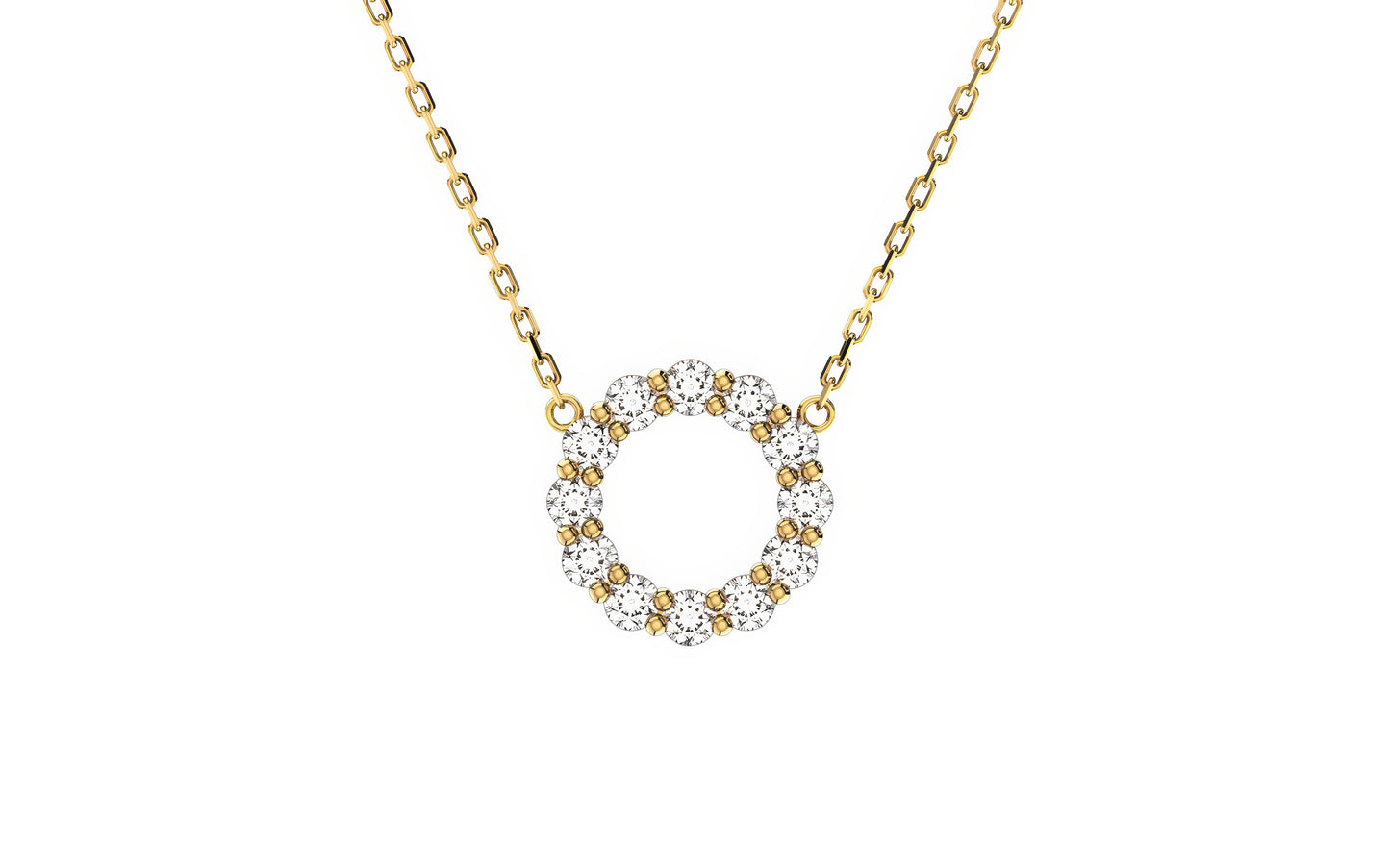 Aleksandra Diamond Birthstone Necklace