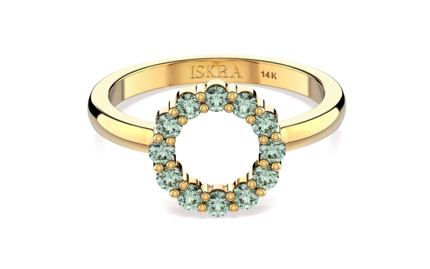 Aleksandra Birthstone Alexandrite Ring