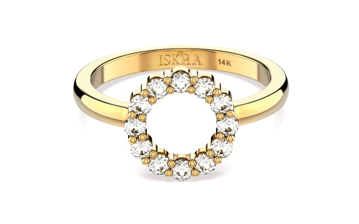 Aleksandra Birthstone White Topaz Ring