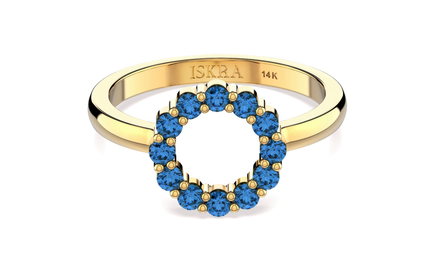 Aleksandra Birthstone Sapphire Ring