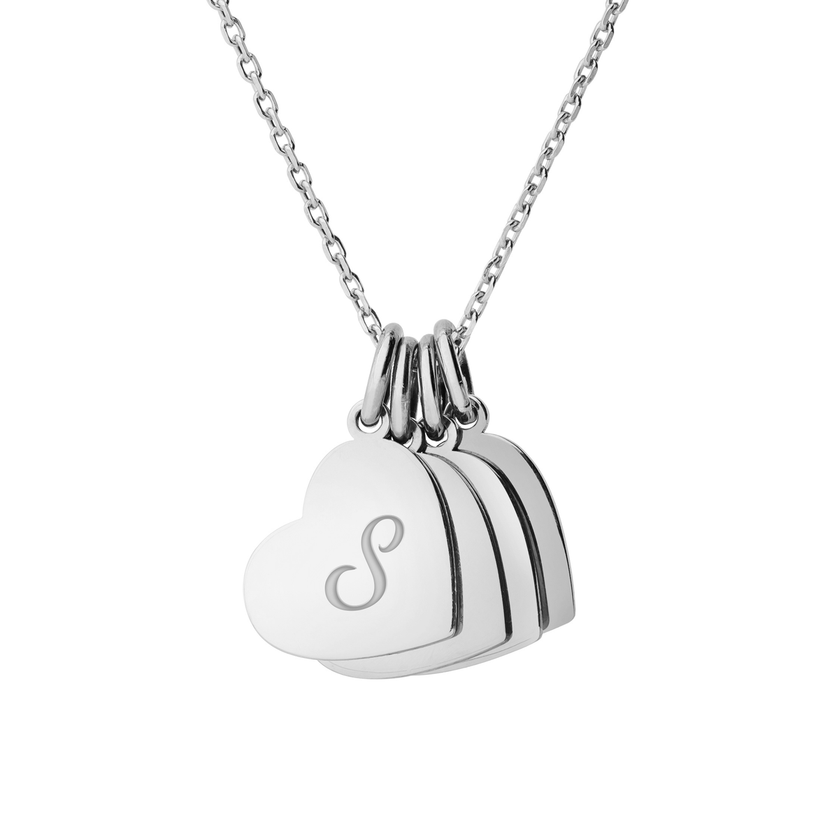 white-gold / pisani / personalized_4_little_heart_necklace