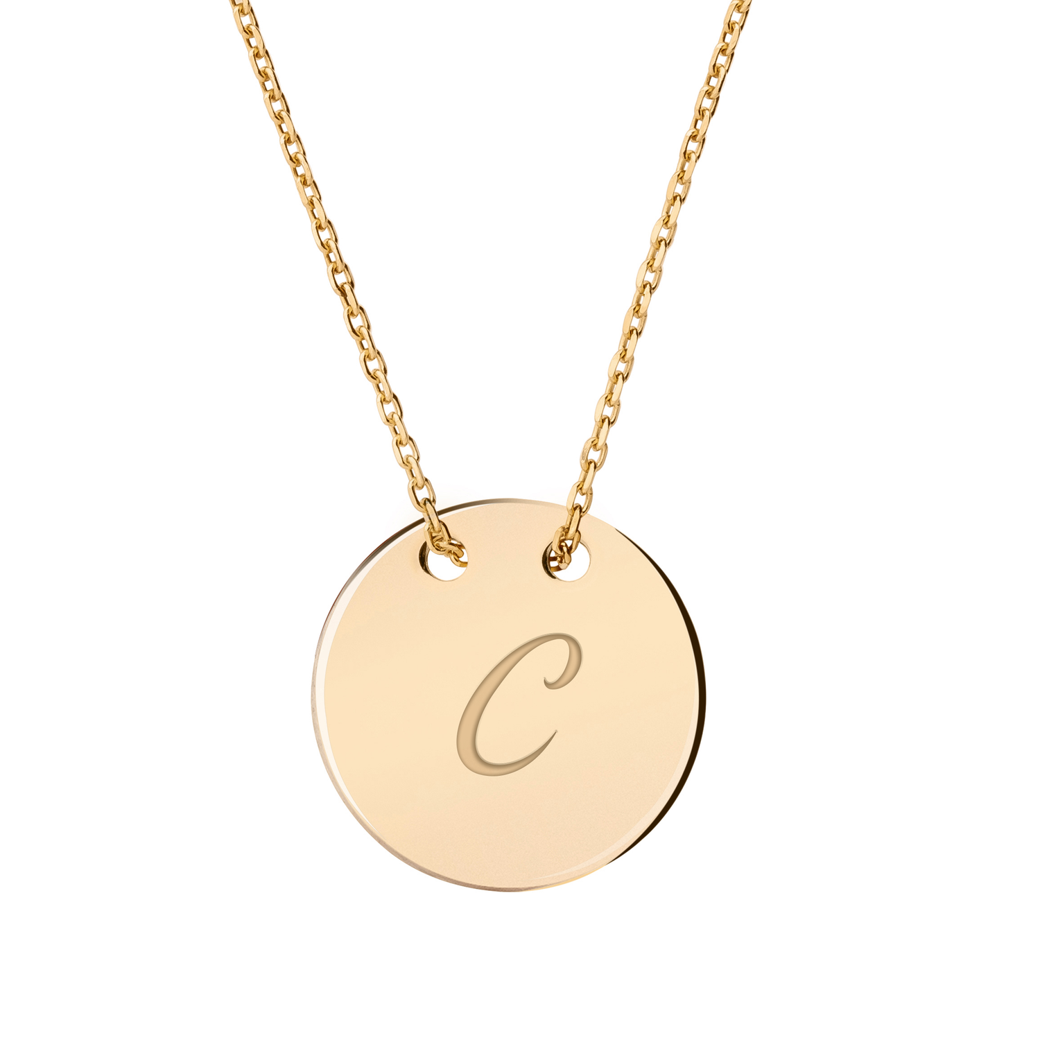 gold / pisani / personalized_disc_necklace
