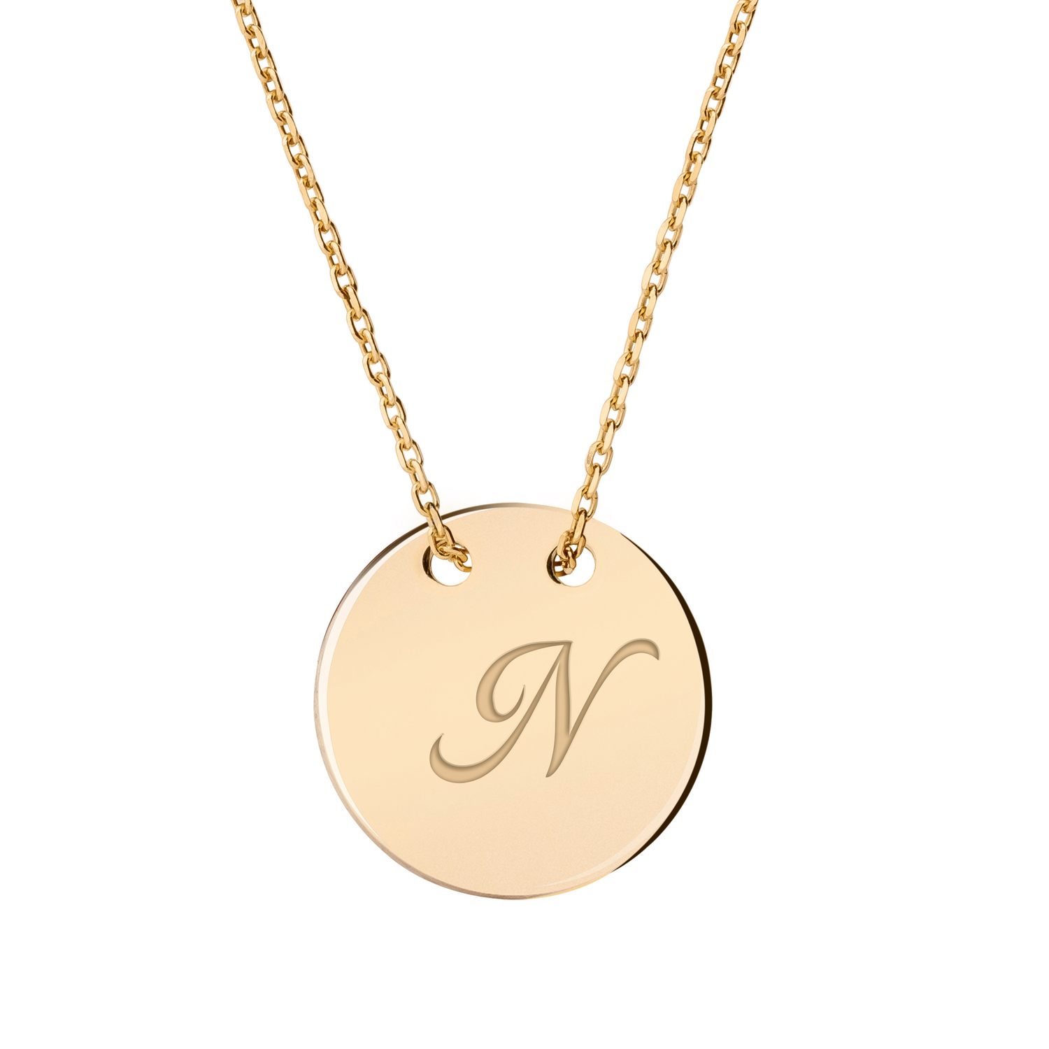 gold / pisani / personalized_disc_necklace