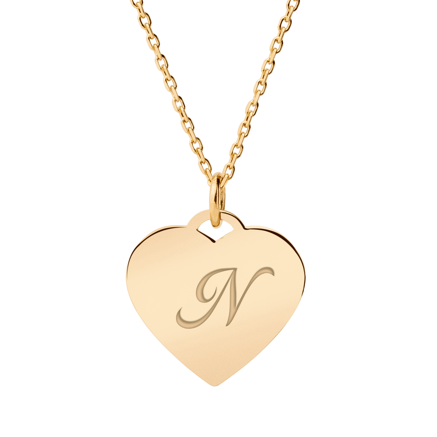 gold / pisani / personalized_heart_necklace
