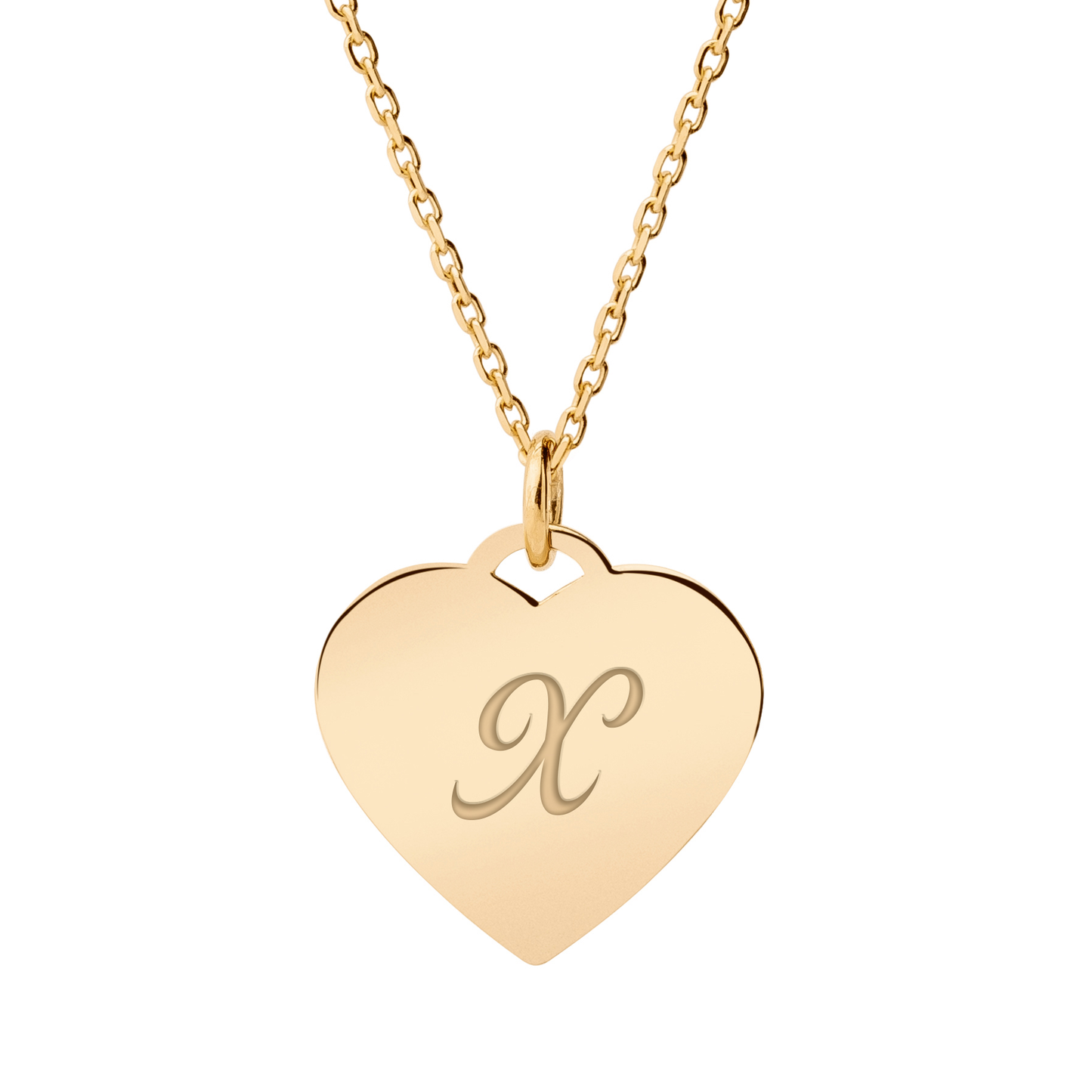 gold / pisani / personalized_heart_necklace